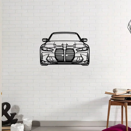 Aggressive Sport Front-End Metal Wall Art