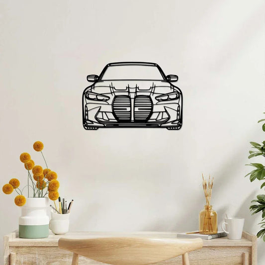 Aggressive Sport Front-End Metal Wall Art