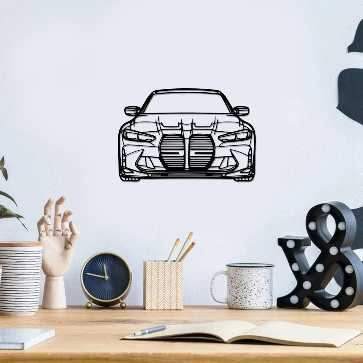 Aggressive Sport Front-End Metal Wall Art